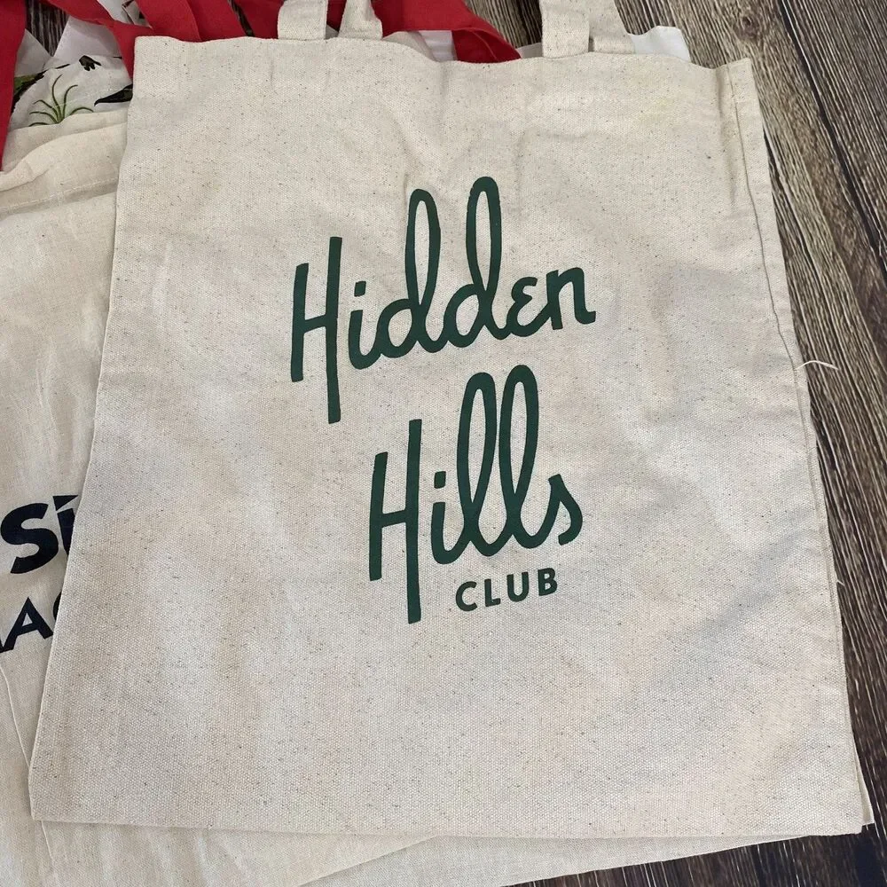 Lot of 8 Reusable Canvas/Cloth Shopping Tote Bags Multi-Brand